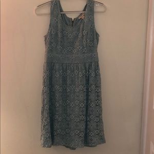 Lace mint dress